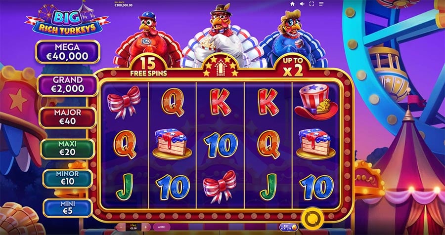 Big Rich Turkeys (byBigwinboard.com)